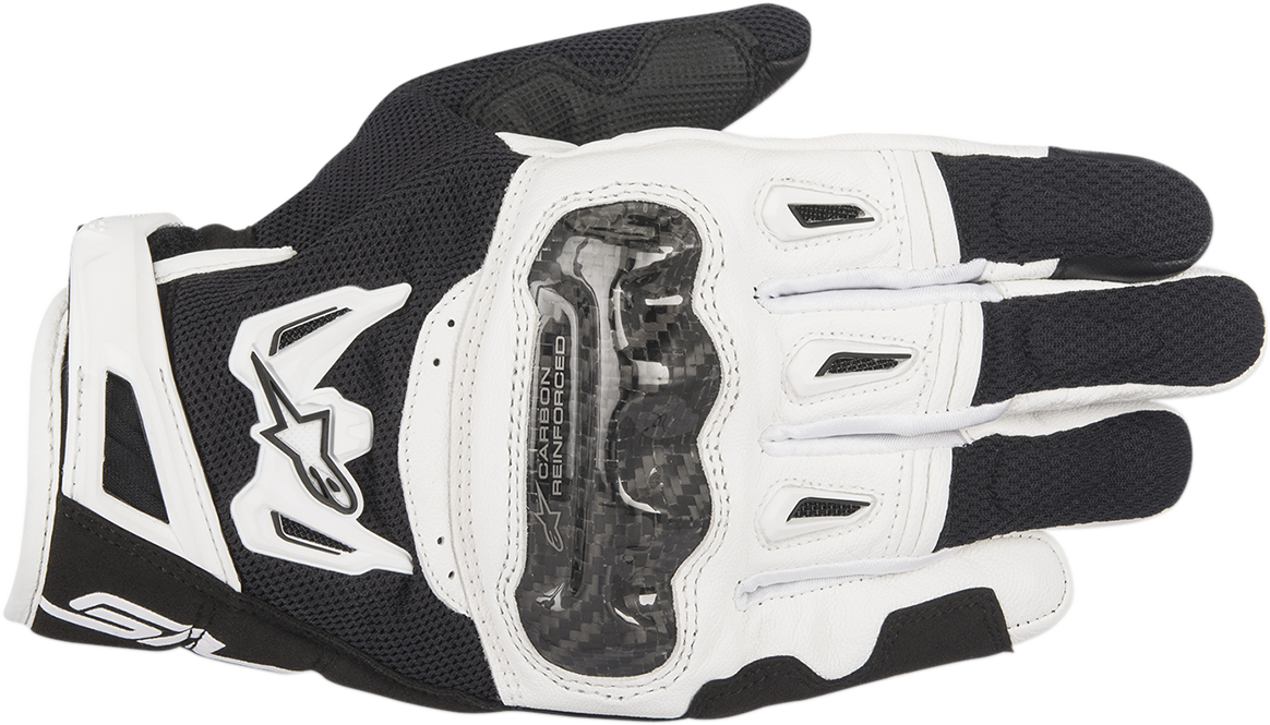 ALPINESTARS SMX-2 Air Carbon V2 Gloves - Black/White - Small