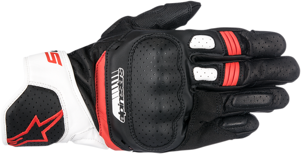 ALPINESTARS SP-5 Gloves - Black/White/Red - Small
