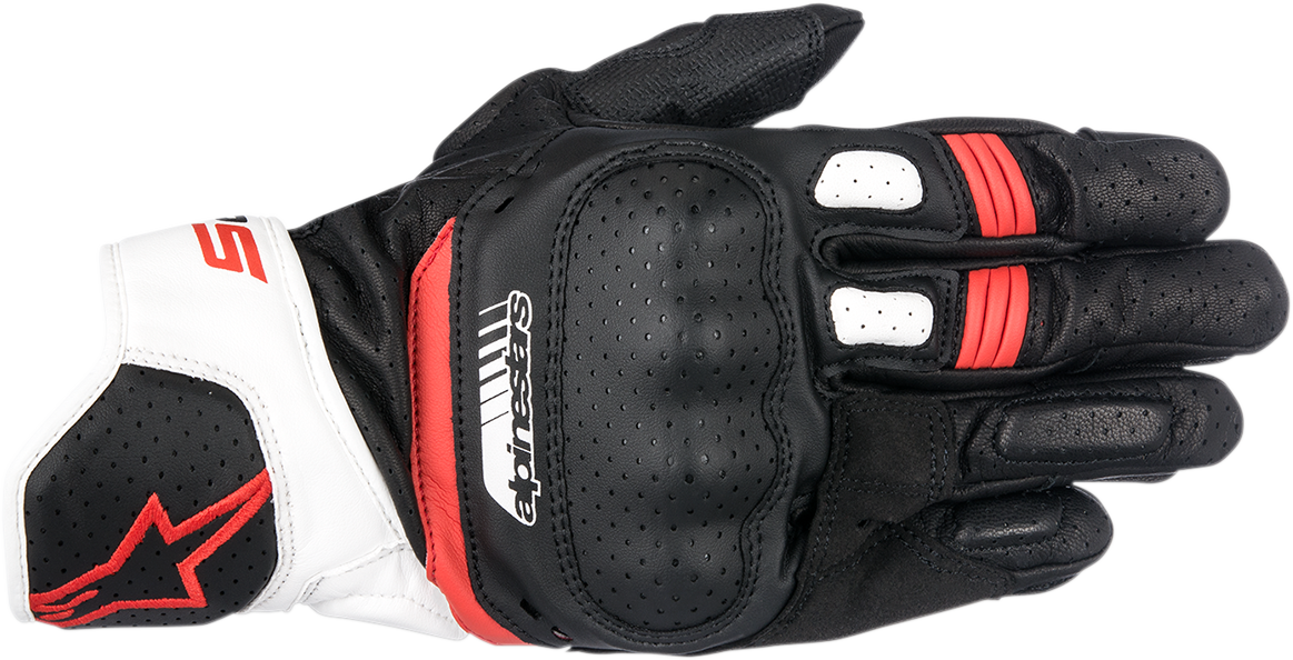 ALPINESTARS SP-5 Gloves - Black/White/Red - Small