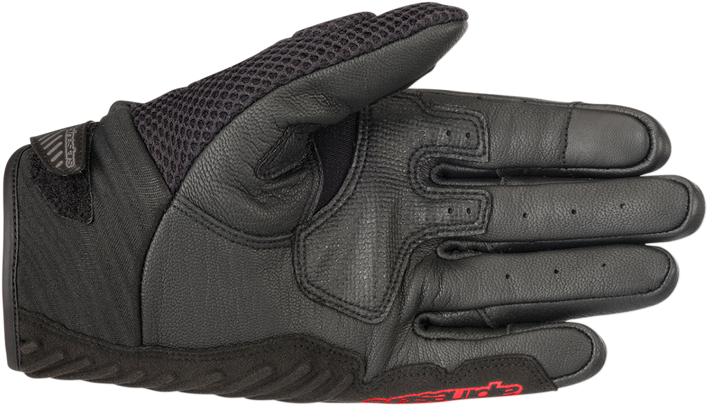 ALPINESTARS SMX-1 Air V2 Gloves - Black/Fluo Red - Small