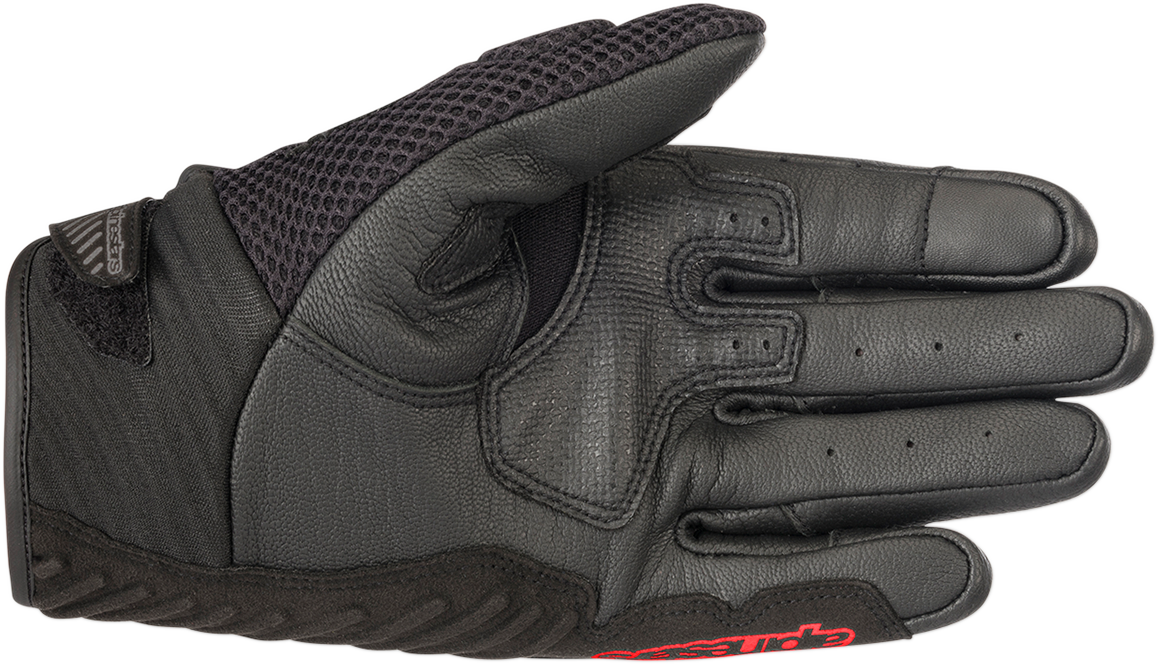 ALPINESTARS SMX-1 Air V2 Gloves - Black/Fluo Red - Small