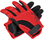 Biltwell Moto Gloves - Red/Black/White