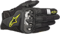 ALPINESTARS SMX-1 Air V2 Gloves - Black/Fluo Yellow - Large