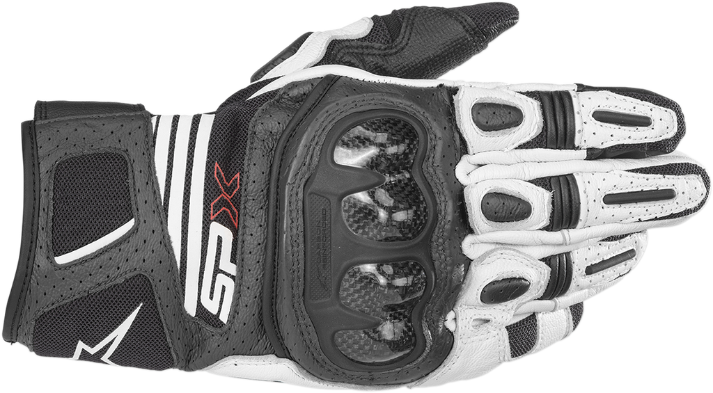 ALPINESTARS SPX AC V2 Gloves - Black/White - 2XL
