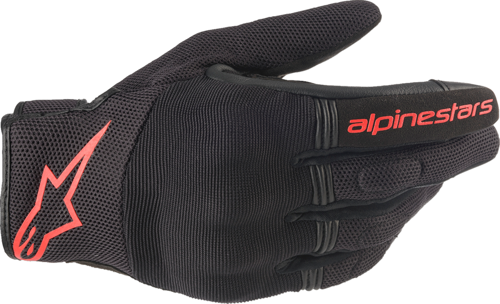 ALPINESTARS Copper Gloves - Black/Fluo Red - 2XL