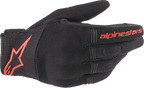 ALPINESTARS Copper Gloves - Black/Fluo Red - 2XL