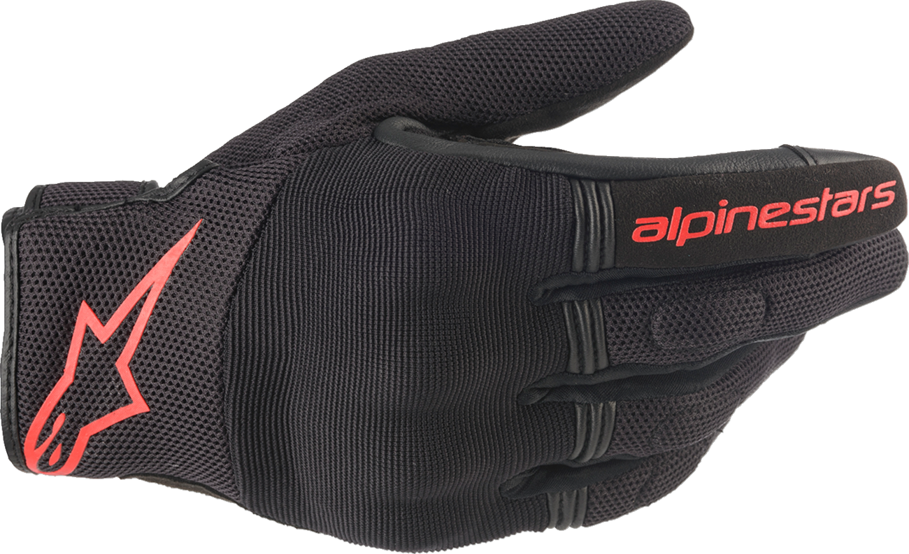 ALPINESTARS Copper Gloves - Black/Fluo Red - 2XL