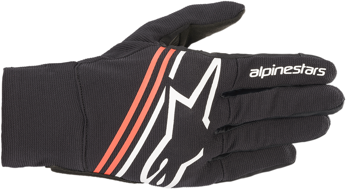 ALPINESTARS Reef Gloves - Black/White/Fluo Red - 2XL