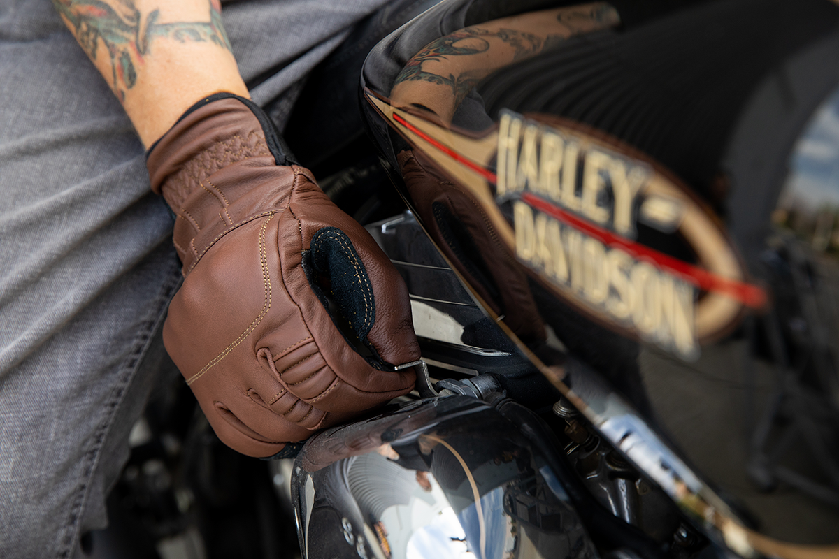 Biltwell Belden Gloves - Chocolate/Black