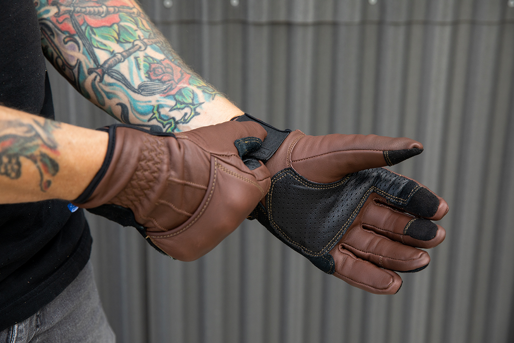 Biltwell Belden Gloves - Chocolate/Black