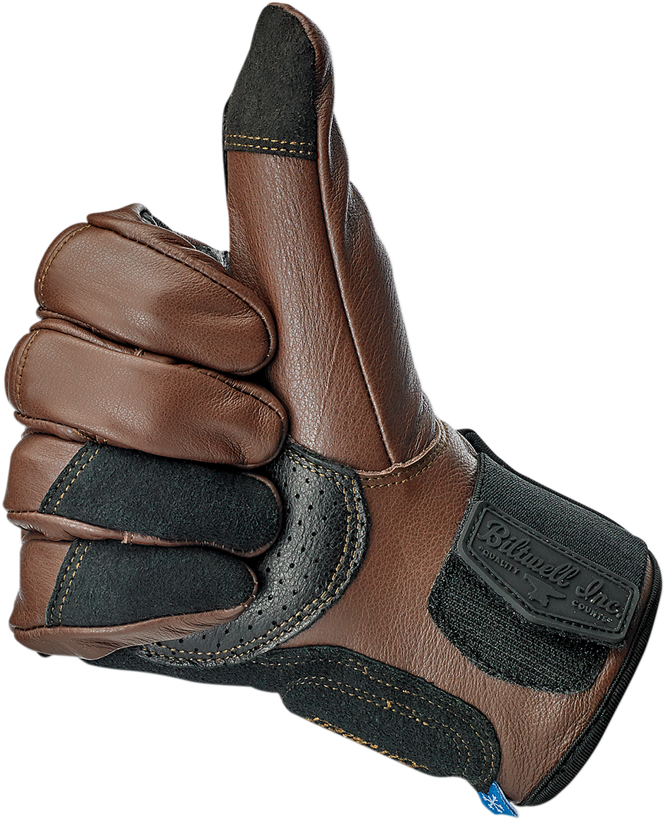 Biltwell Belden Gloves - Chocolate/Black