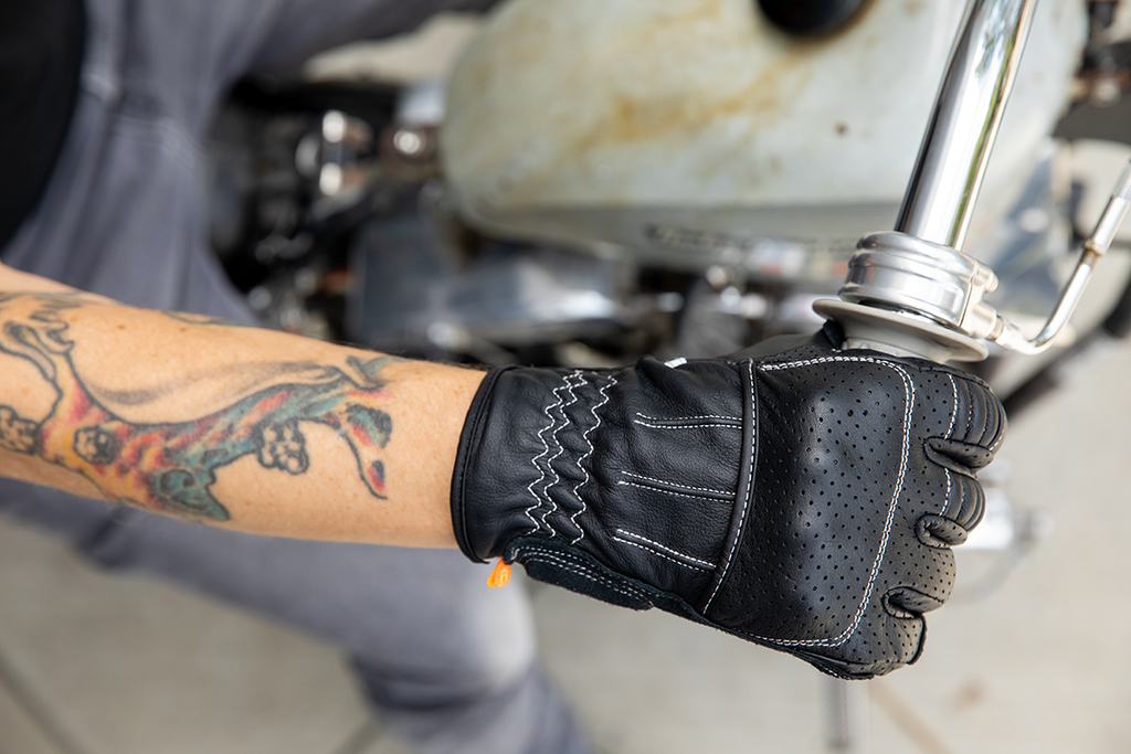 Biltwell Borrego Gloves - Black/Cement