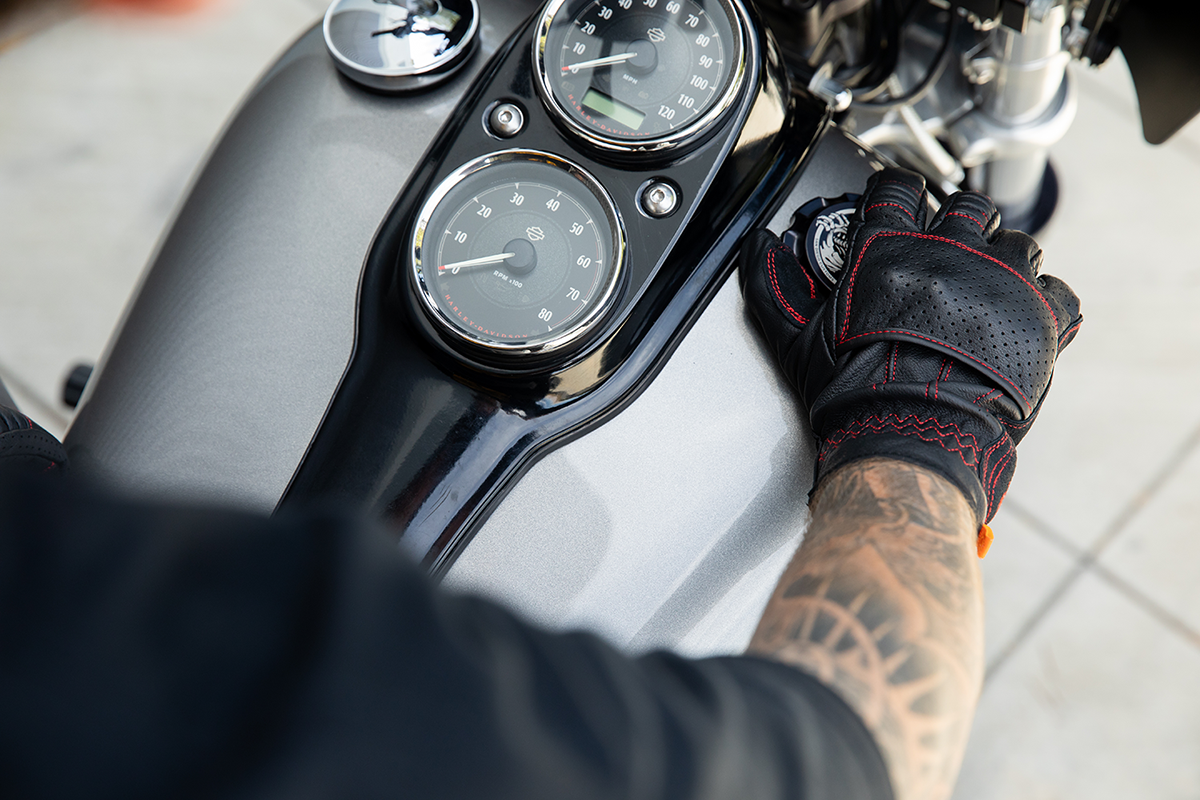 Biltwell Borrego Gloves - Redline