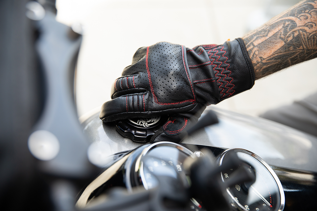 Biltwell Borrego Gloves - Redline