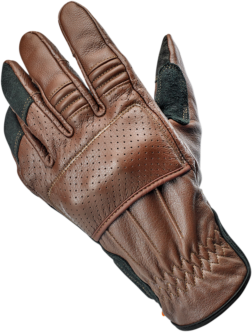 Biltwell Borrego Gloves - Chocolate/Black