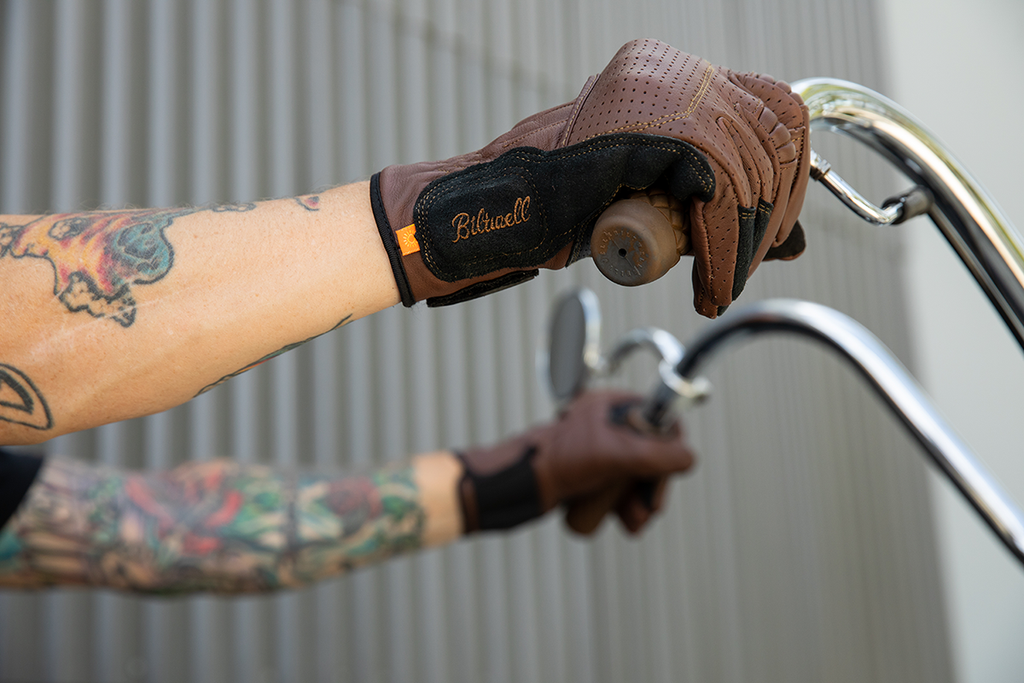 Biltwell Borrego Gloves - Chocolate/Black