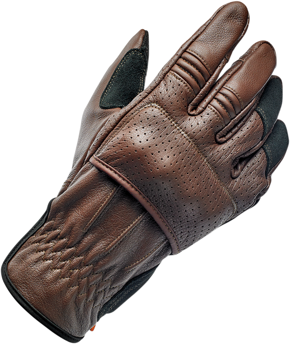 Biltwell Borrego Gloves - Chocolate/Black