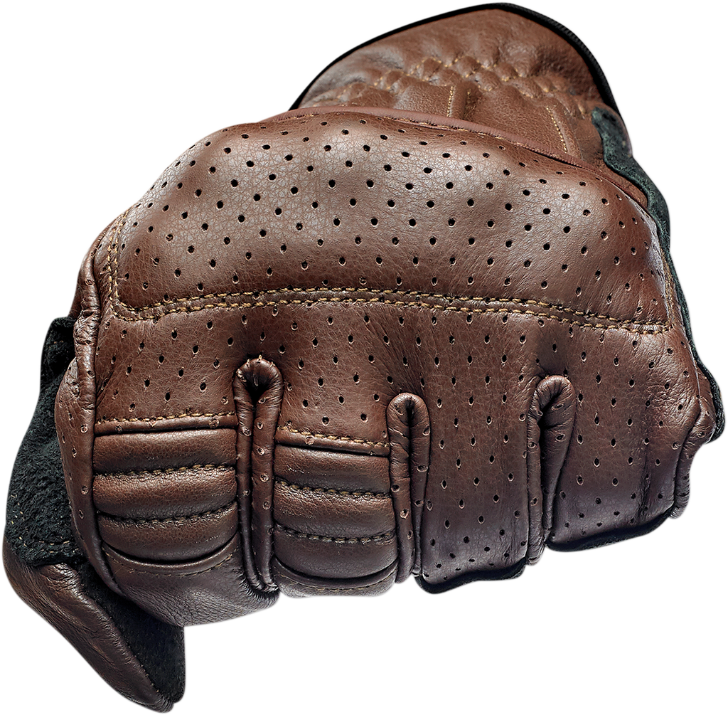 Biltwell Borrego Gloves - Chocolate/Black