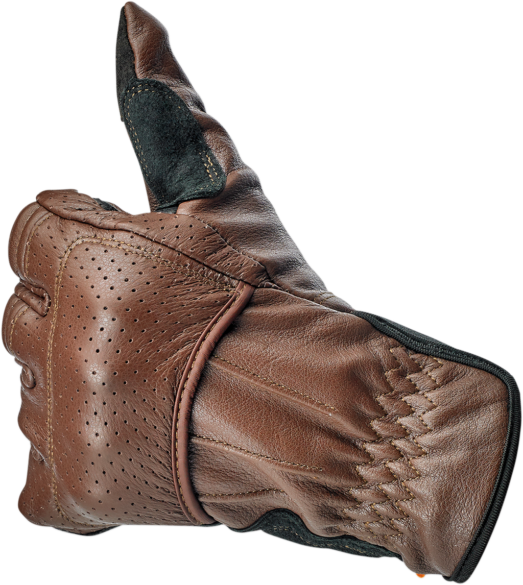 Biltwell Borrego Gloves - Chocolate/Black