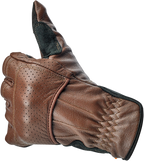 Biltwell Borrego Gloves - Chocolate/Black
