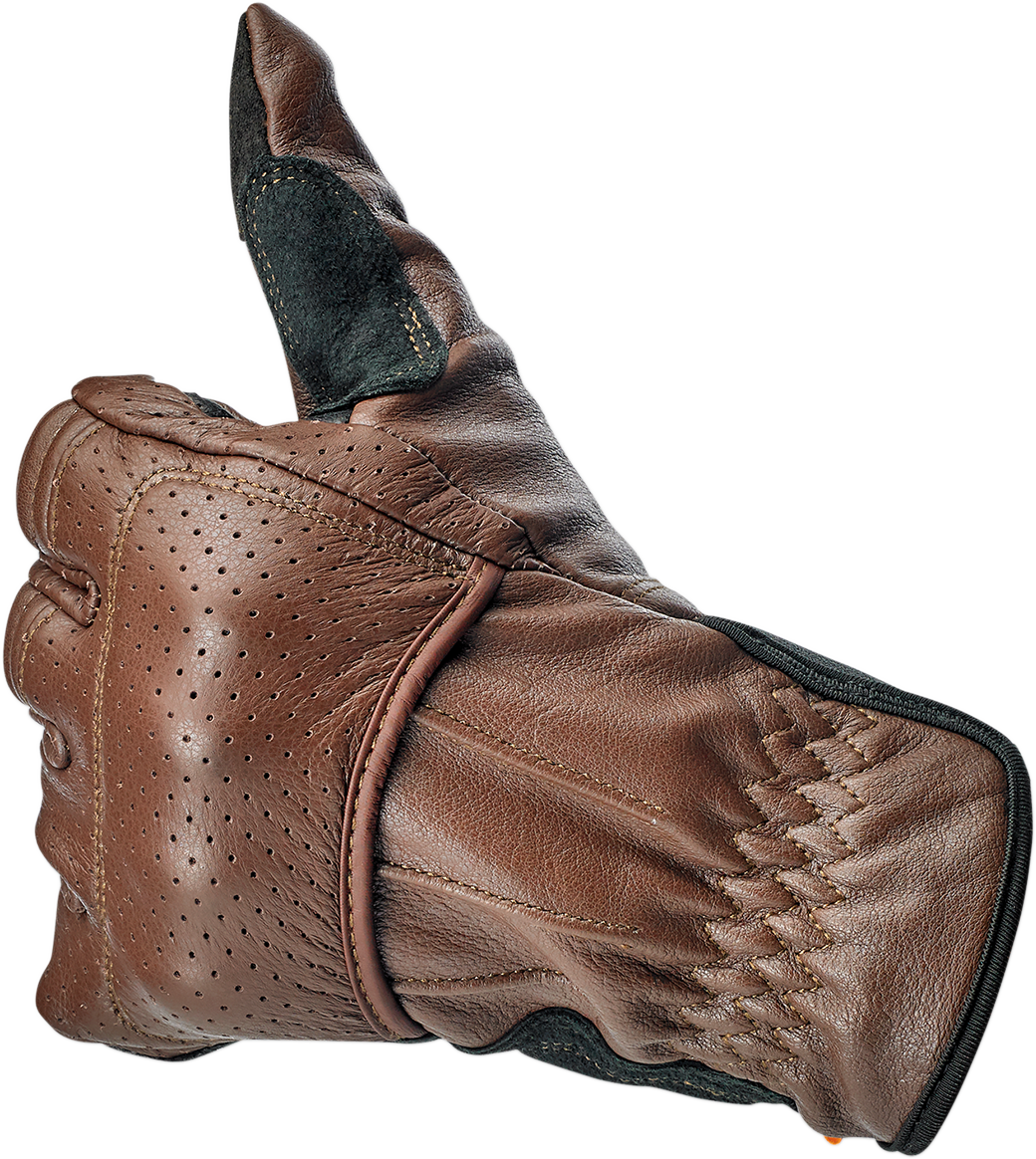 Biltwell Borrego Gloves - Chocolate/Black