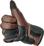 Biltwell Borrego Gloves - Chocolate/Black