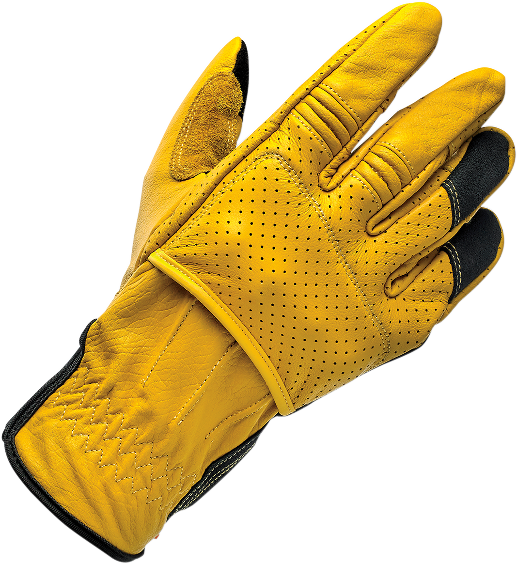 Biltwell Borrego Gloves - Gold/Black
