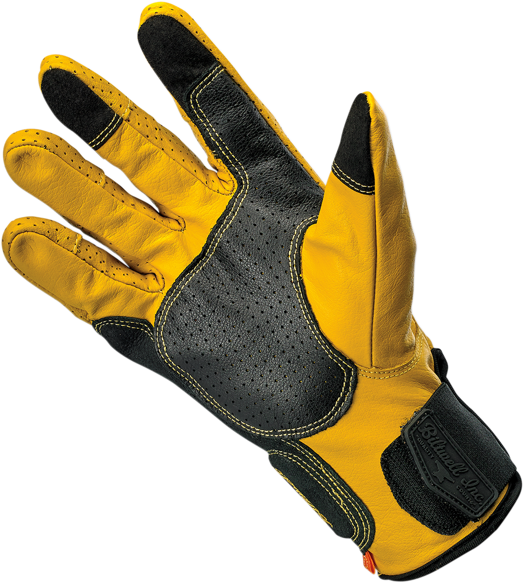 Biltwell Borrego Gloves - Gold/Black