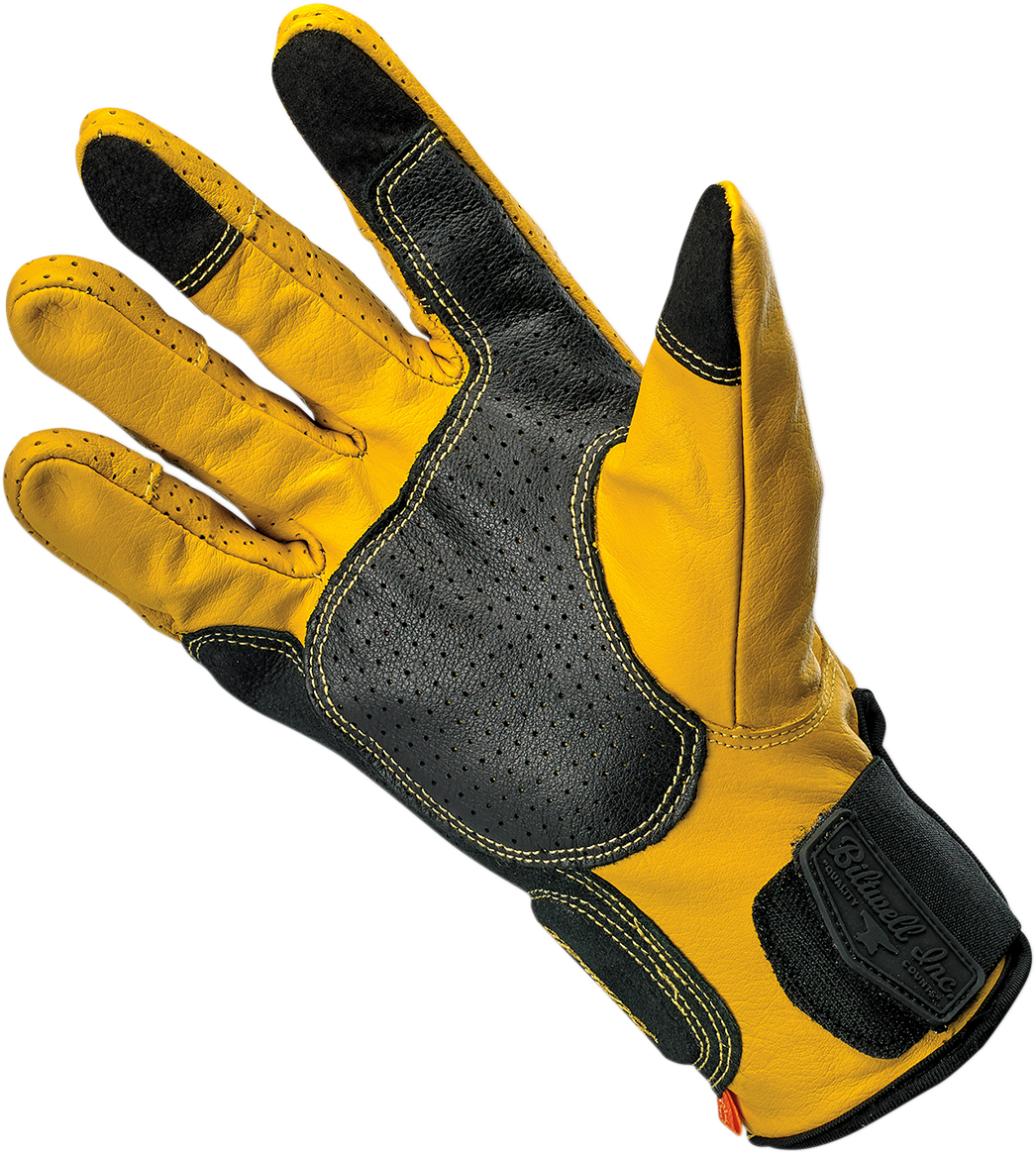 Biltwell Borrego Gloves - Gold/Black