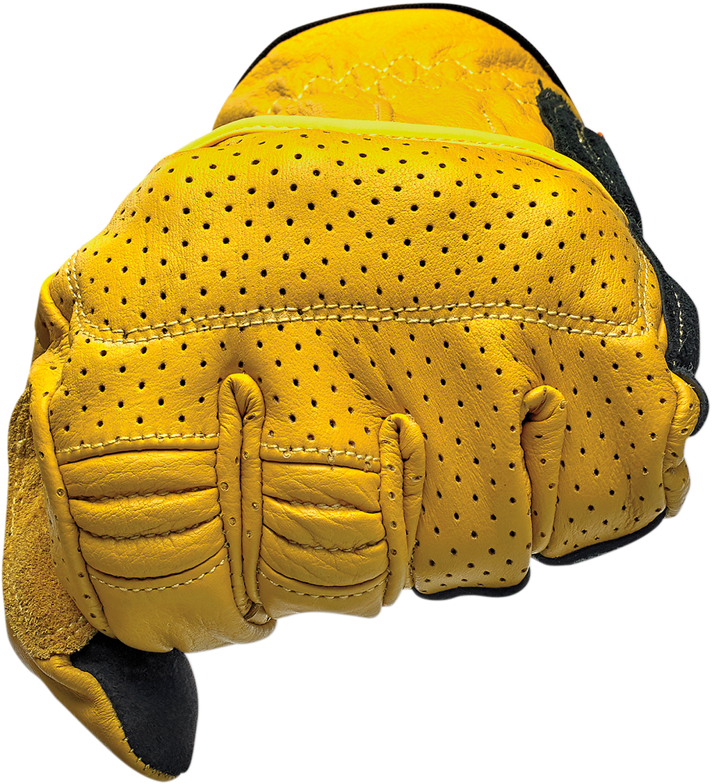 Biltwell Borrego Gloves - Gold/Black