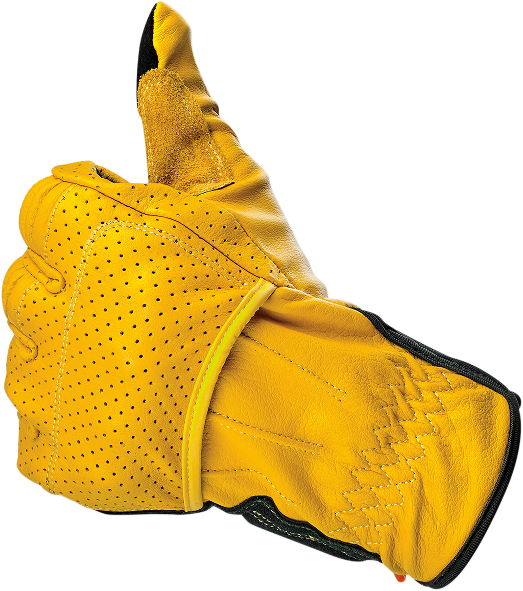 Biltwell Borrego Gloves - Gold/Black