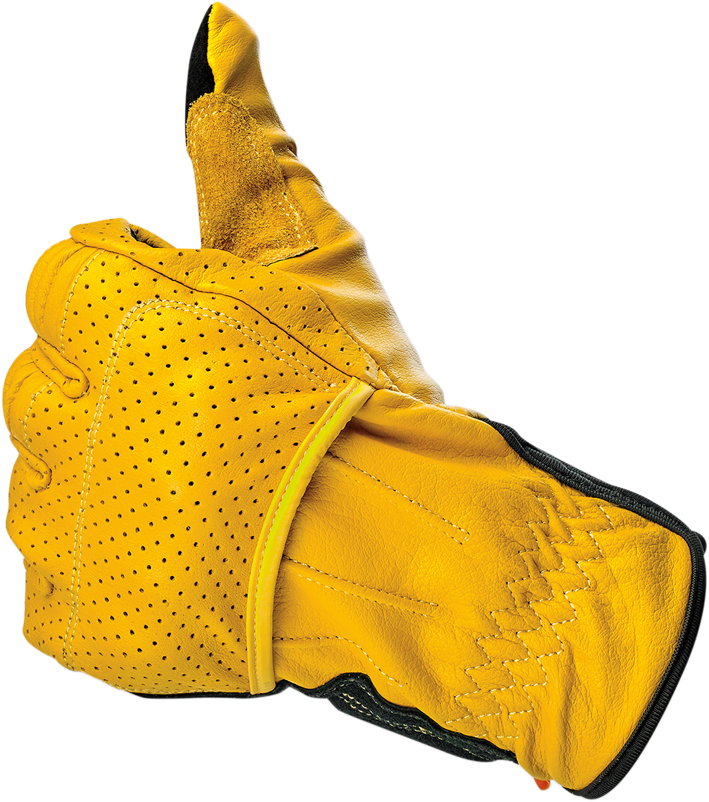 Biltwell Borrego Gloves - Gold/Black