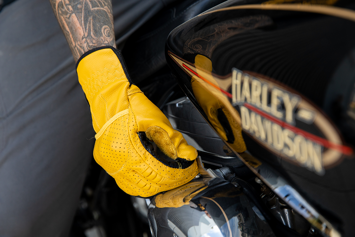 Biltwell Borrego Gloves - Gold/Black