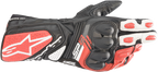 ALPINESTARS SP-8 V3 Gloves - Black/White/Bright Red - Small