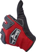 Biltwell Anza Gloves - Red/Black