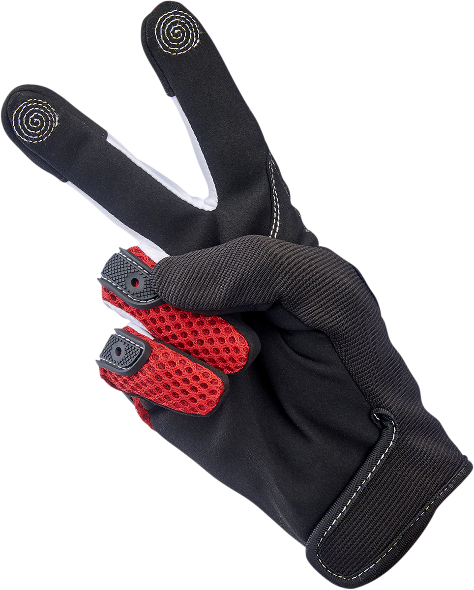 Biltwell Anza Gloves - Red/Black
