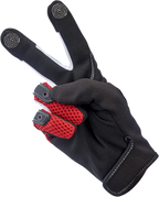 Biltwell Anza Gloves - Red/Black
