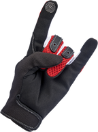 Biltwell Anza Gloves - Red/Black