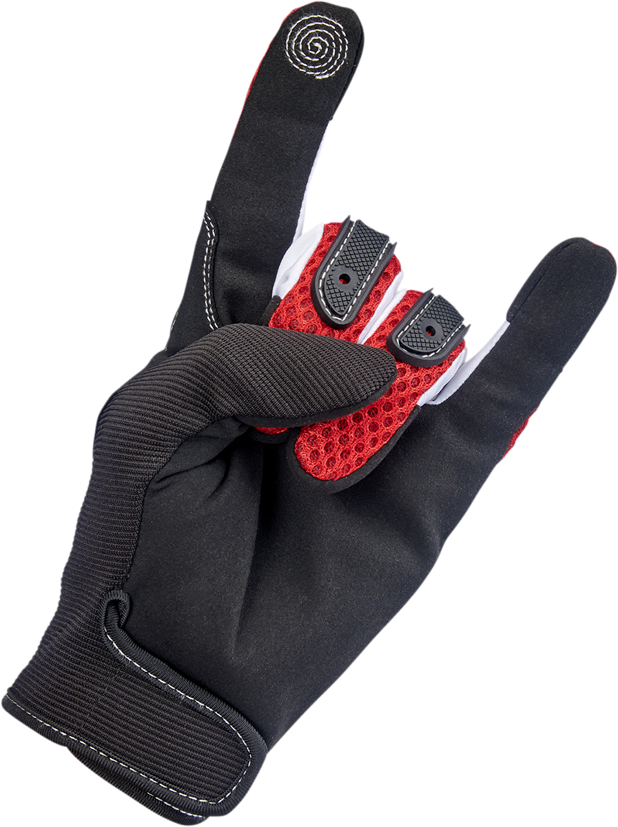 Biltwell Anza Gloves - Red/Black