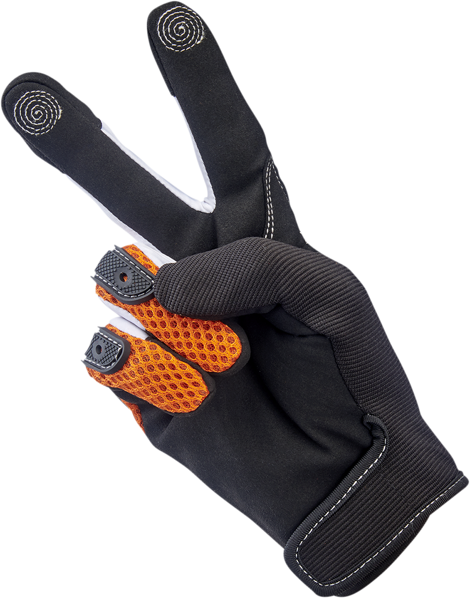 Biltwell Anza Gloves - Orange/Black