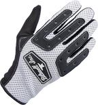 Biltwell Anza Gloves - White/Black