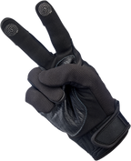 Biltwell Baja Gloves - Black Out