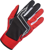 Biltwell Baja Gloves - Red