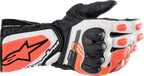 ALPINESTARS SP-8 V3 Gloves - Black/White/Fluo Red - 2XL