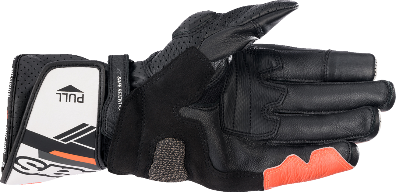 ALPINESTARS SP-8 V3 Gloves - Black/White/Fluo Red - 2XL