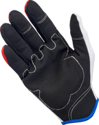 Biltwell Moto Gloves - Red/White/Blue