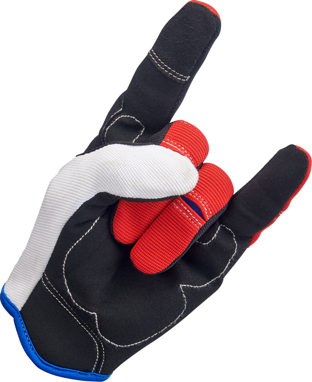 Biltwell Moto Gloves - Red/White/Blue