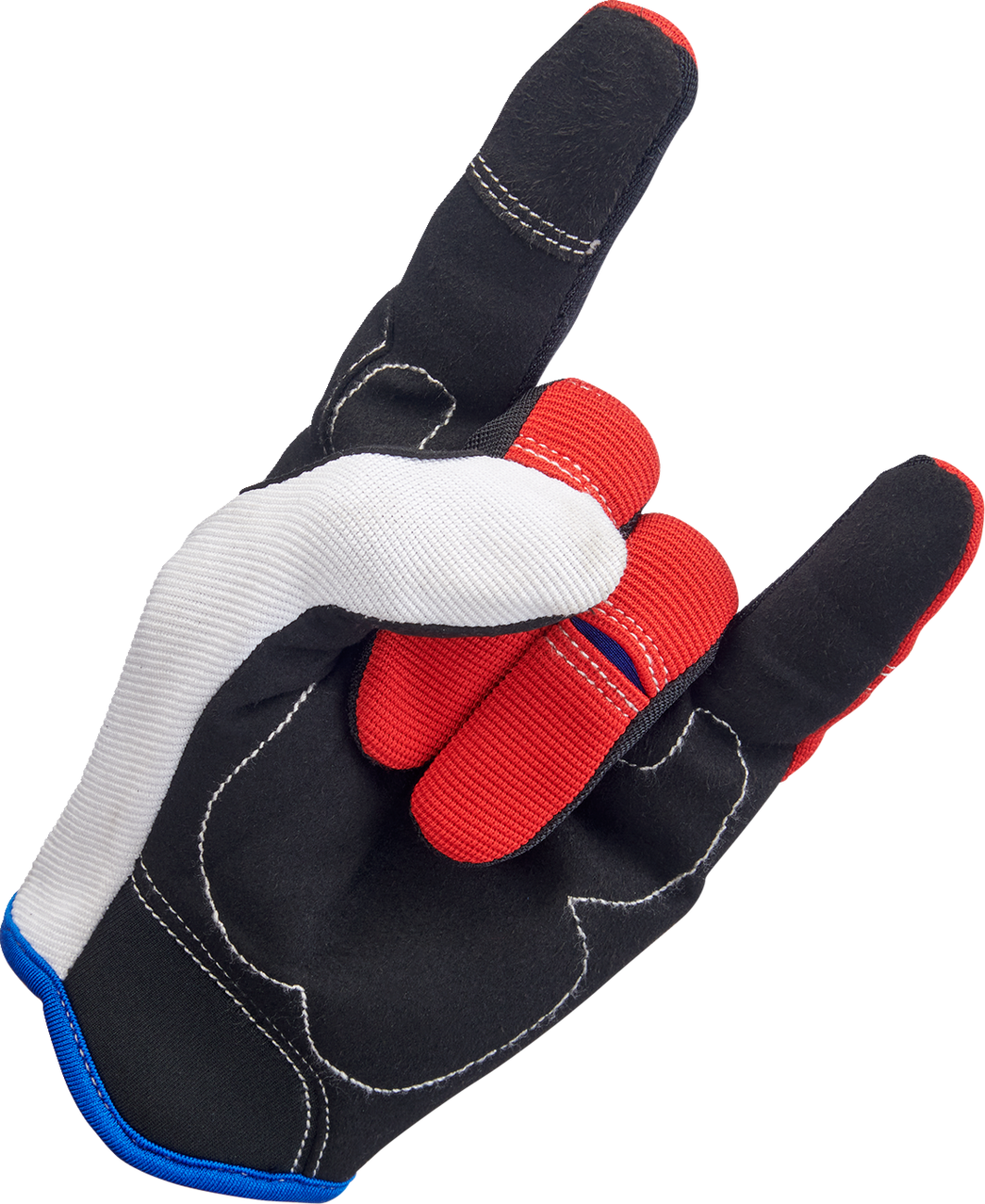 Biltwell Moto Gloves - Red/White/Blue