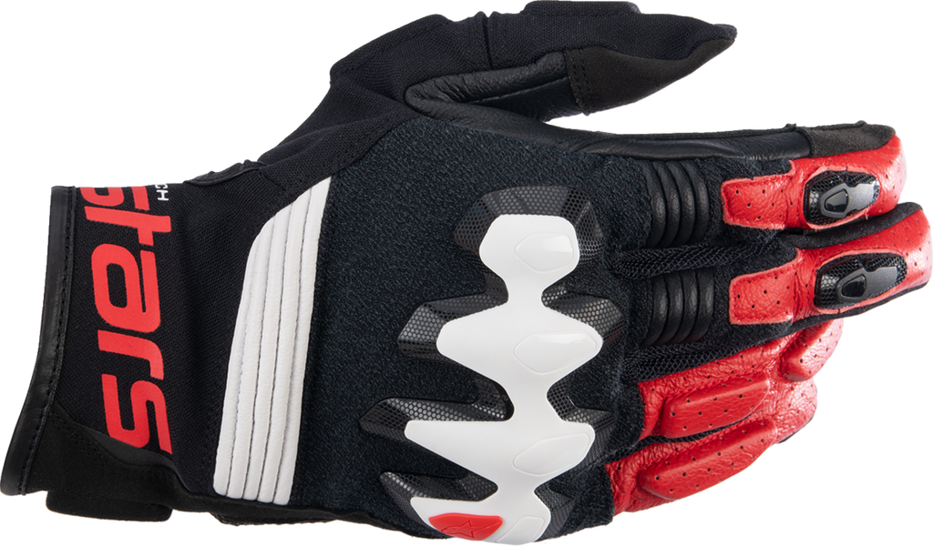 ALPINESTARS Halo Gloves - Black/White/Bright Red - Small