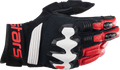 ALPINESTARS Halo Gloves - Black/White/Bright Red - Small